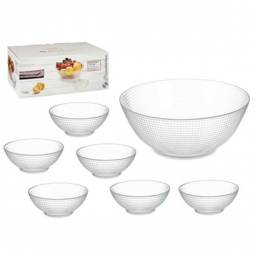 Set of bowls Generation Transparent Glass (4 Units) image 2