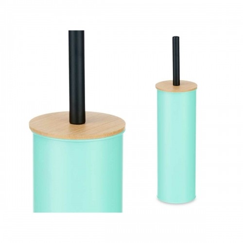 Toilet Brush Mint Metal Bamboo Plastic 9,5 X 27 X 9,5 cm (6 Units) image 2