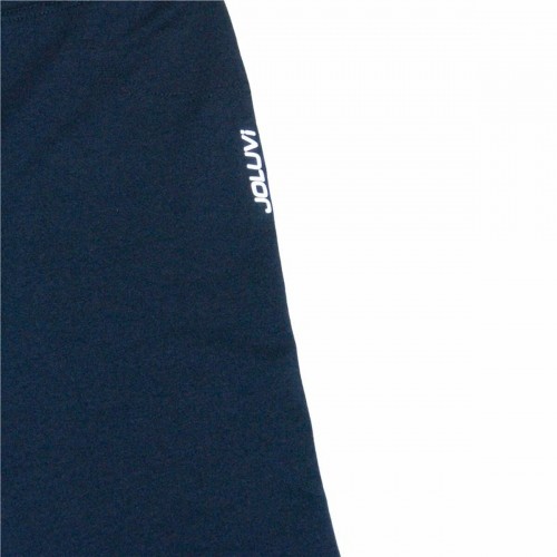 Long Sports Trousers Joluvi Fit Campus Navy Blue Dark blue Unisex image 2