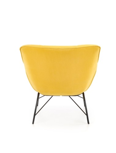 Halmar BELTON leisure chair color: yellow image 2