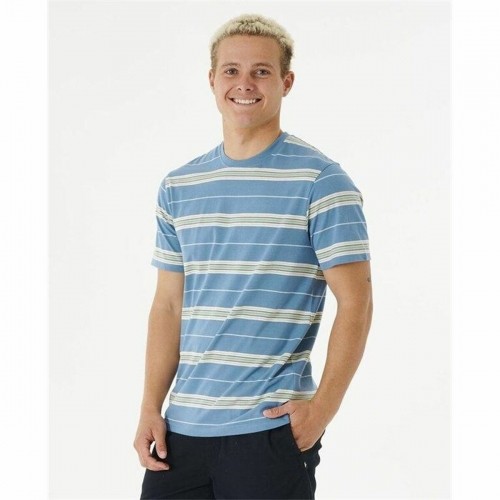 t-krekls Rip Curl Surf Revival Stripe Aquamarine Vīriešu image 2