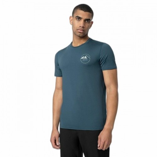 Men’s Short Sleeve T-Shirt 4F Fnk M210 Dark blue image 2