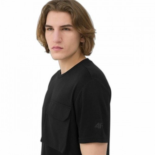 Men’s Short Sleeve T-Shirt 4F Fnk M200 Black image 2