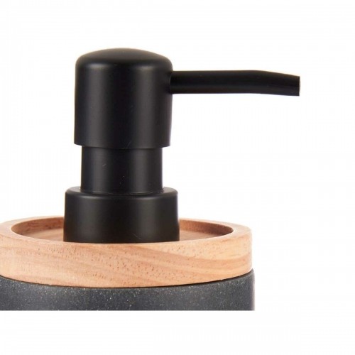 Soap Dispenser Black Wood Resin Plastic (6 Units) image 2