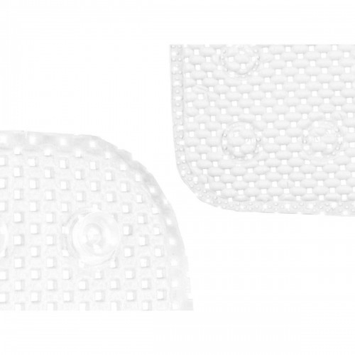 Non-slip Shower Mat White PVC 53 x 52,5 x 1 cm (6 Units) image 2