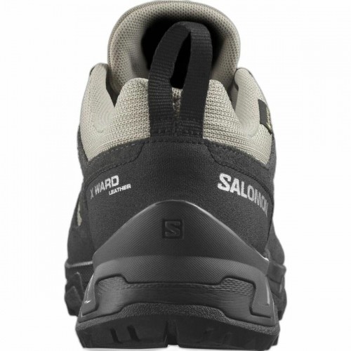 Running Shoes for Adults Salomon X Ward Beige Dark grey GORE-TEX Leather Moutain image 2