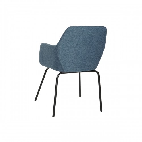 Chair DKD Home Decor Blue Black 59,5 x 60,5 x 78 cm image 2