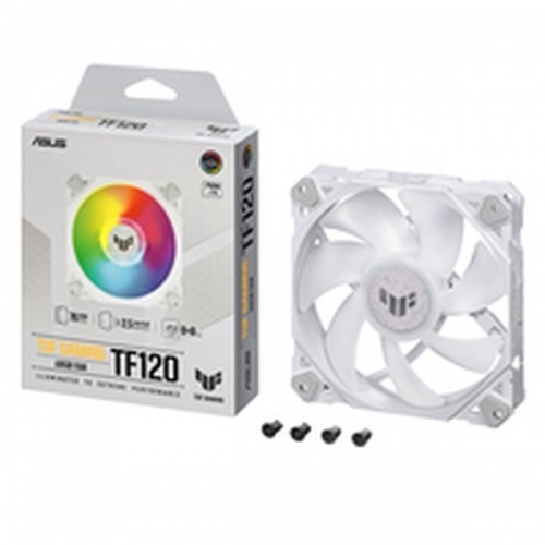 Box Ventilator Asus TUF GAMING TF120 ARGB WHITE EDITION image 2