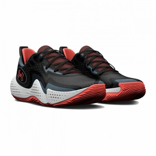 Basketball Shoes for Adults Under Armour Spawn 5 Black image 2