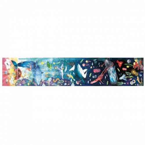 Puzzle Hape 150 x 30 cm 200 Pieces Navy image 2