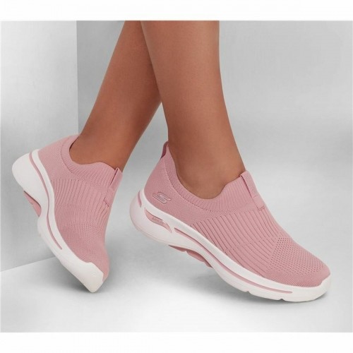 Sports Trainers for Women Skechers GO WALK Arch Fit - Iconic Pink image 2
