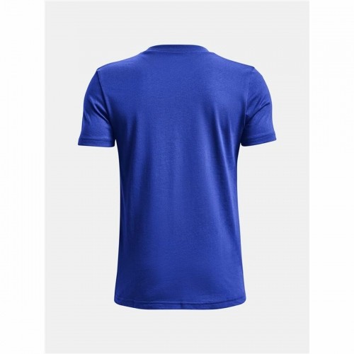 Men’s Short Sleeve T-Shirt Under Armour Curry Lightning Logo Blue image 2