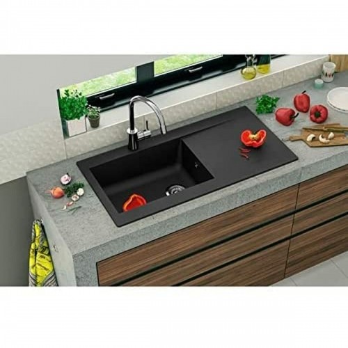 Sink with One Basin and Drainer Stradour image 2