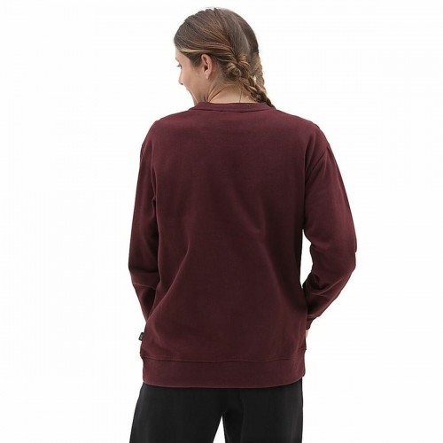 Women’s Sweatshirt without Hood Vans Lock Box Crew-B Maroon image 2