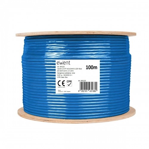 Жесткий сетевой кабель UTP кат. 6 Ewent IM1223 Синий 100 m image 2