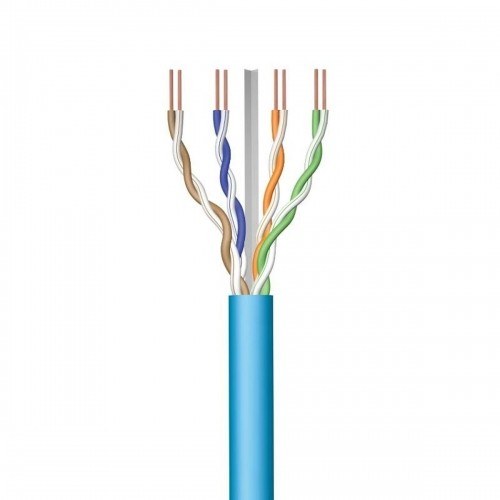 Жесткий сетевой кабель UTP кат. 6 Ewent IM1222 Синий 50 m image 2