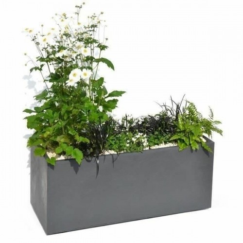 Plant pot EDA Grey Plastic Rectangular 99,5 x 39 x 43 cm image 2