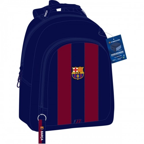 Школьный рюкзак F.C. Barcelona Красный Тёмно Синий 32 x 42 x 15 cm image 2