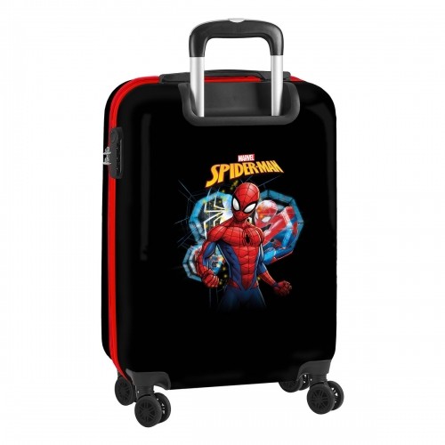 Kabīnes koferis Spiderman Hero Melns 20'' 34,5 x 55 x 20 cm image 2