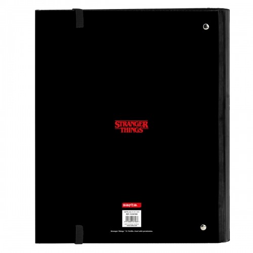 Ring binder Stranger Things Black 27 x 32 x 3.5 cm image 2