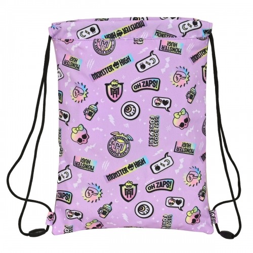Backpack with Strings Monster High Best boos Lilac image 2