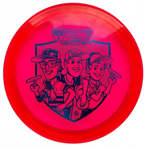 Discgolf DISCMANIA Distance Driver CD1 CRUSHBOYS Red 9/5/-1/2 image 2