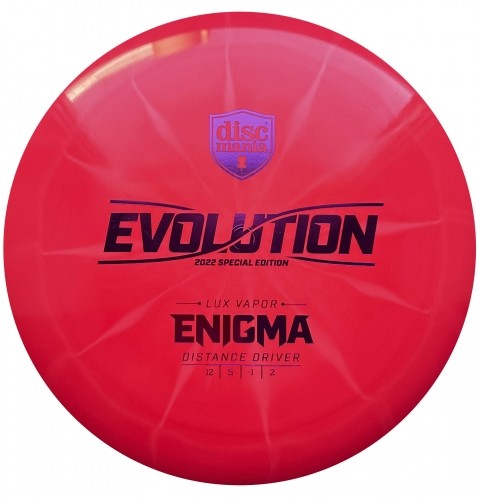 Discgolf DISCMANIA Distance Distance Driver Lux Vapor ENIGMA Evolution Pink 12/5/-1/2 image 2