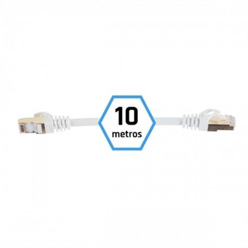 FTP Category 7 Rigid Network Cable iggual IGG318621 White 10 m image 2