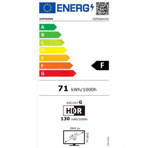  TV Samsung TQ55Q64C Wi-Fi 55" 4K Ultra HD QLED image 2