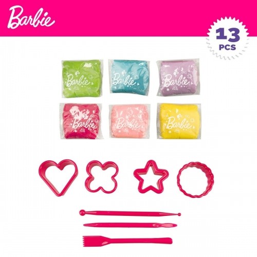 Creative Modelling Clay Game Barbie Fashion Rucksack 14 Pieces 600 g image 2