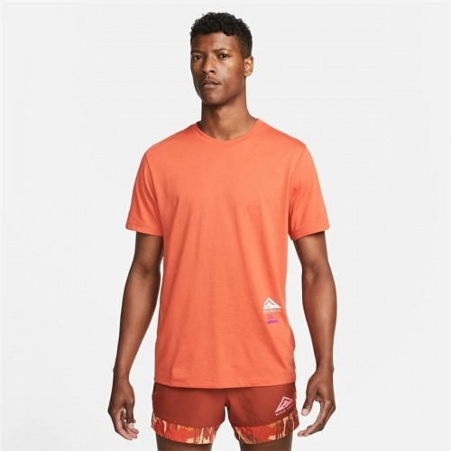 Men’s Short Sleeve T-Shirt Nike Dri-FIT Orange image 2