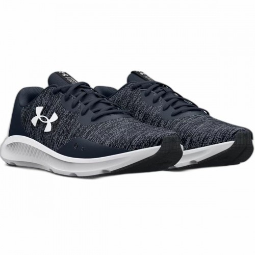 Running Shoes for Adults Under Armour Charged Black Grey Men image 2