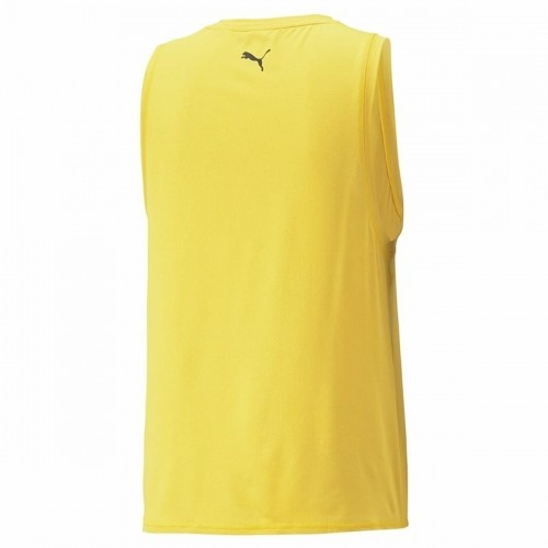 Men's Sleeveless T-shirt Puma Studio Yogini Lite Yellow image 2