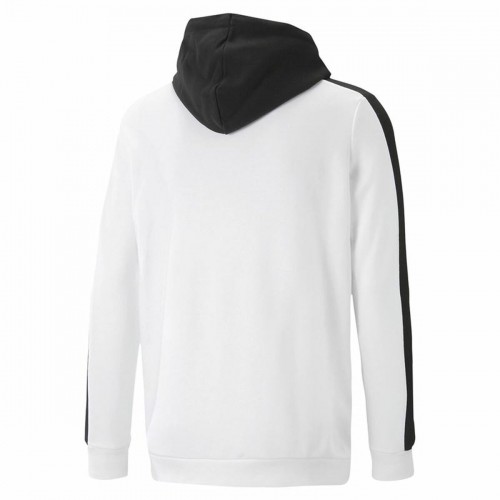 Men’s Hoodie Puma Block X Tape  White Black image 2