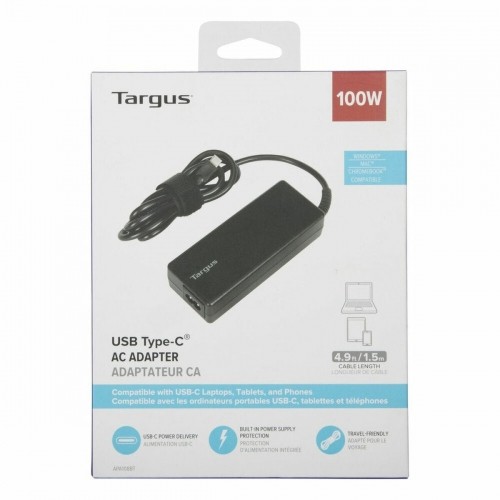 Зарядное устройство для ноутбука Targus APA108EU USB USB-C 100W image 2