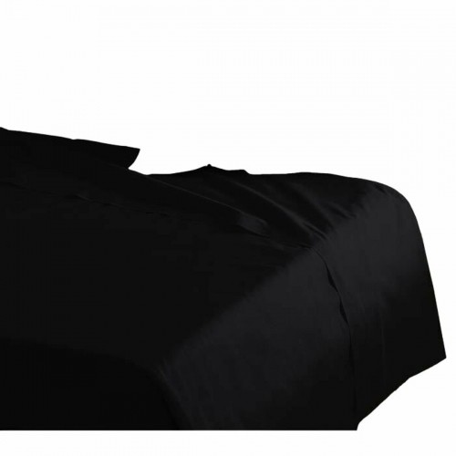 Top sheet Lovely Home Black 240 x 300 cm (Double bed) image 2