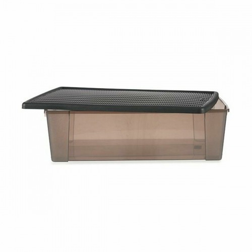 Контейнер для хранения с крышкой Stefanplast Elegance Серый Пластик 30 L 38,5 x 17 x 59,5 cm (6 штук) image 2