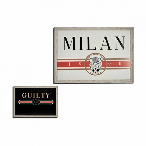 Painting GUILTY MILAN Particleboard 46 x 2 x 66 cm (6 Units) image 2