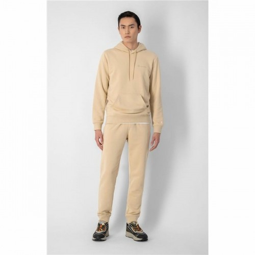 Adult's Tracksuit Bottoms Champion Rib Cuff Beige Men image 2