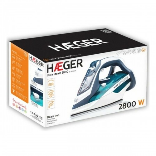 Steam Iron Haeger SI-280.014A 2800W Stainless steel image 2