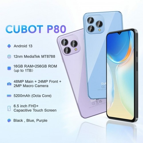 Smartphone Cubot P80 8 GB RAM 6,6" 256 GB image 2