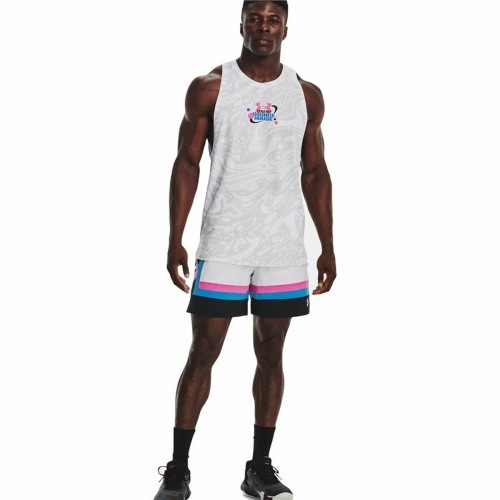 Спортивные мужские шорты для баскетбола Under Armour Baselin  Белый image 2