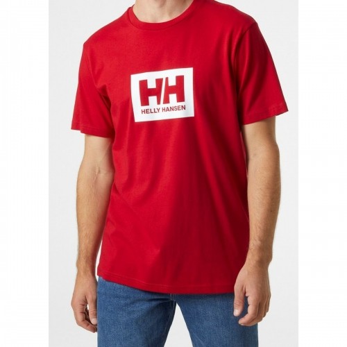 Vīriešu Krekls ar Īsām Piedurknēm  HH BOX T Helly Hansen 53285 162  Sarkans image 2