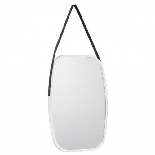 Gift Decor Настенное зеркало Белый Чёрный Стеклянный Кожзам 43 x 65 x 3 cm (4 штук) image 2