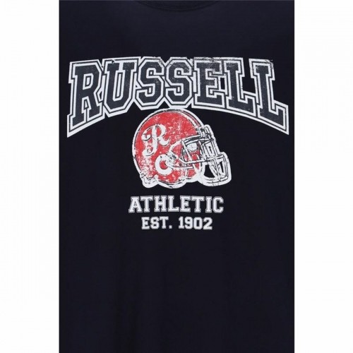 Krekls ar Īsām Piedurknēm Russell Athletic State Melns Vīriešu image 2
