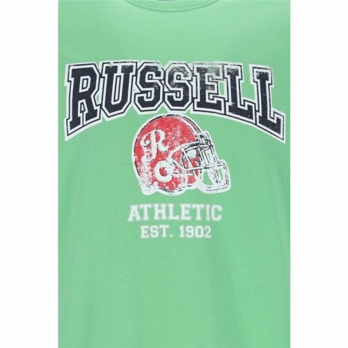Short Sleeve T-Shirt Russell Athletic Amt A30421 Green Men image 2