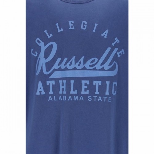 Short Sleeve T-Shirt Russell Athletic Amt A30211 Blue Men image 2