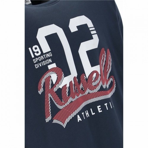 Krekls ar Īsām Piedurknēm Russell Athletic Amt A30101 Tumši zils Vīriešu image 2