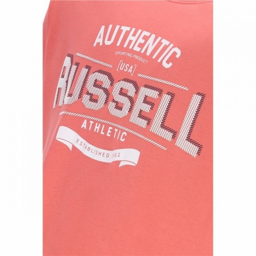 Men’s Short Sleeve T-Shirt Russell Athletic Amt A30081 Orange Coral image 2