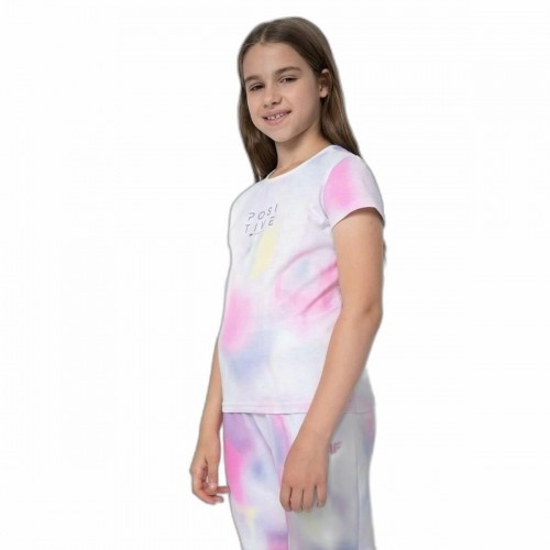 Child's Short Sleeve T-Shirt 4F  F382 White image 2